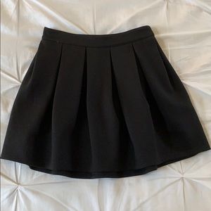 Black skater skirt